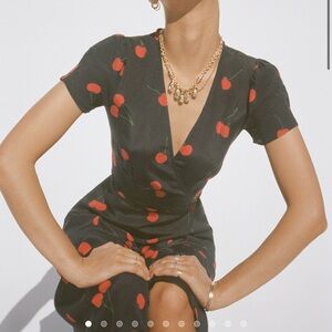 Realisation Par Teale Dress in wild cherry